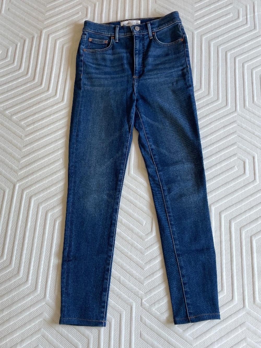 Aritzia Denim Forum, Lola high rise skinny jean, Blue, 28W